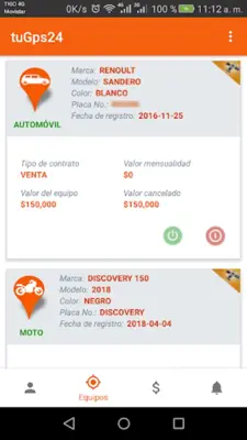 tuGps24 android App screenshot 2